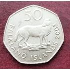 Фолклендские острова 50 пенсов, 2003-2004