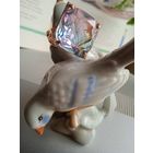 Кольцо с позолотой, кристаллы Swarovski , размер 19