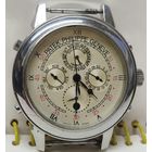 Крупные массивные комбинированые, многофункциональные часы "Pattek Philippe" автоподзавод+кварц (Реплика)