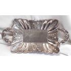 Визитница Поднос для визиток 40 х 20 см Серебрение