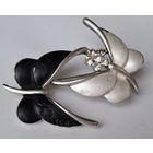 Брошь. Две бабочки. Клеймо