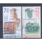 [264] Чехия 2007. Культура.Искусство.Плитка для каминов. Гашеная серия.
