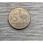 Werty71 Уругвай 5 песо 2011 Нанду