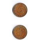 5 пфеннигов Германия 1969 года(F)