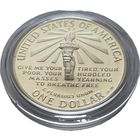 США, 1 доллар 1986 Остров Эллис. Штемпельная. С рубля.