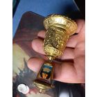 Колокольчик Санкт-Петербург с фонарем бронзовый