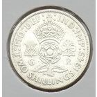 Великобритания 2 шиллинга 1945 г. В холдере