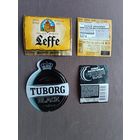 Пивные этикетки по 20 копеек, цена за 1 шт., см. все фото и описание лота, ю-931-12 (3451)