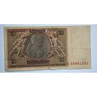 1929 год  Германия 20 марок