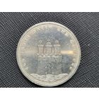 10 марок 800 лет Гамбургскому порту J ФРГ Серебро 15,5 грамма 625 пробы! ВОЗМОЖЕН ОБМЕН!