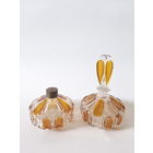 Набор для парфюмерии старинный, стекло  Европа