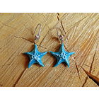 Серьги ручной работы с морскими звездами
