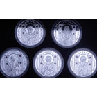 Набор Православные Святые 20 рублей 5 монет