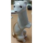 Фарфоровая статуэтка. Ласка. ЗХК Полонне.СССР