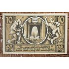 Нотгельд , 10 пфеннигов, Зальцуфлен 1921 год. Веймарская республика