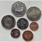Соломоновы острова 1, 2, 5, 10, 20, 50 центов, 1 доллар 2005 - 2008 г. Набор 7 монет
