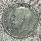 Монета 1/2 крона 1928 год. Великобритания. Король Георг V.