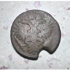 Деньга РИ 1734 года. Брак