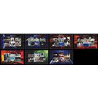 Серия блоков космос космонавты   ТЕХНИКА MNH