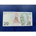 Турция 20 лир 2009 г. UNC