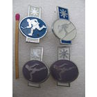 Значки. Зимние олимпийские виды спорта. цена за 1 шт.