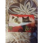 Календарик,коты,2011