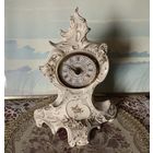 Часы настольные фарфор лепка Германия Sitzendorf старинные Цена снижена!