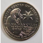 25 центов США 2022 Выдающиеся Женщины Америки Вилма Манкиллер 3-я монета Двор P и D