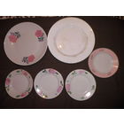 Блюдо Teich Feld Asterblum Польша в составе РИ 19 в.,блюдо Добруш,4 тарелки времён СССР.С рубля