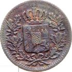 РАСПРОДАЖА!!! - ГЕРМАНИЯ БАВАРИЯ 1 пфенниг 1855 год
