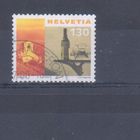[1287] Швейцария 2000. Туризм.Виноделие. Гашеная марка.