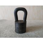 Старинный навесной механический кодовый замок. Российская империя, конец 19 века, начало 20 века.