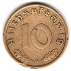 10 пфеннигов 1939 (А) Германия. С рубля