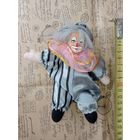 Клоун,  Арлекин, Клоун мягконабивной, винтажный, Европа. Смотрите еще много в моих лотах.