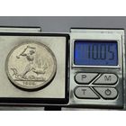 50 копеек 1926 года (АU), яркие, рельефные, в блеске. ПЛ. Серебро 900. Монета не чищена. 310