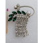 Брошь  винтажная ЧССР. Яблонекс