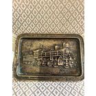 Пепельница бронзовая, тяжёлая. Паровоз. Царизм.