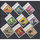 Фауна. Птицы. Гвинея. 1971. 9 марок б/з. Michel N 583-591 (250.0 е)