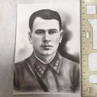 Репринтное фото. Старший лейтенант Власенко Я. В. 1940 год.