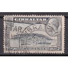 136.BrK. Великобритания. Колонии. Гибралтар. Скала. Георг V. 2P. 1932 г. Mi.#98A.