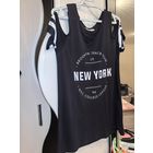 Майка с коротким рукавом и открытыми плечами, р.44-46