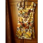 Красивое летнее платье 44 р.атлас.