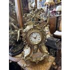 Часы бронзовые каминные