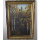 Все лоты с рубля. Картина Позолота,худ.Анищенко В.Г,1991 г,х\м,50\70 с рамой