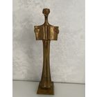 Фигура. Штучная. 97 год. ЧСХ. Авторская. Подписная. Отливка.Бронза.