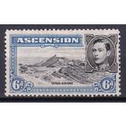 164.BrK. Великобритания. Колонии.  Асенсьон. Георг VI. Местные мотивы. 1944 г. 6d. Mi.#48C.
