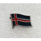 Флаг Исландии. Геральдика. Города и страны #4033-CP64