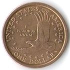 1 доллар США 2000 год Сакагавея Парящий орел двор Р _состояние XF