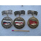 Набор знаков (3 шт.) 30-я Гвардейская Иркутско-Пинская Дивизия РБ. 75 лет.