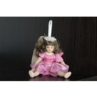 Ёлочная, фарфоровая игрушка в виде куклы (феи).